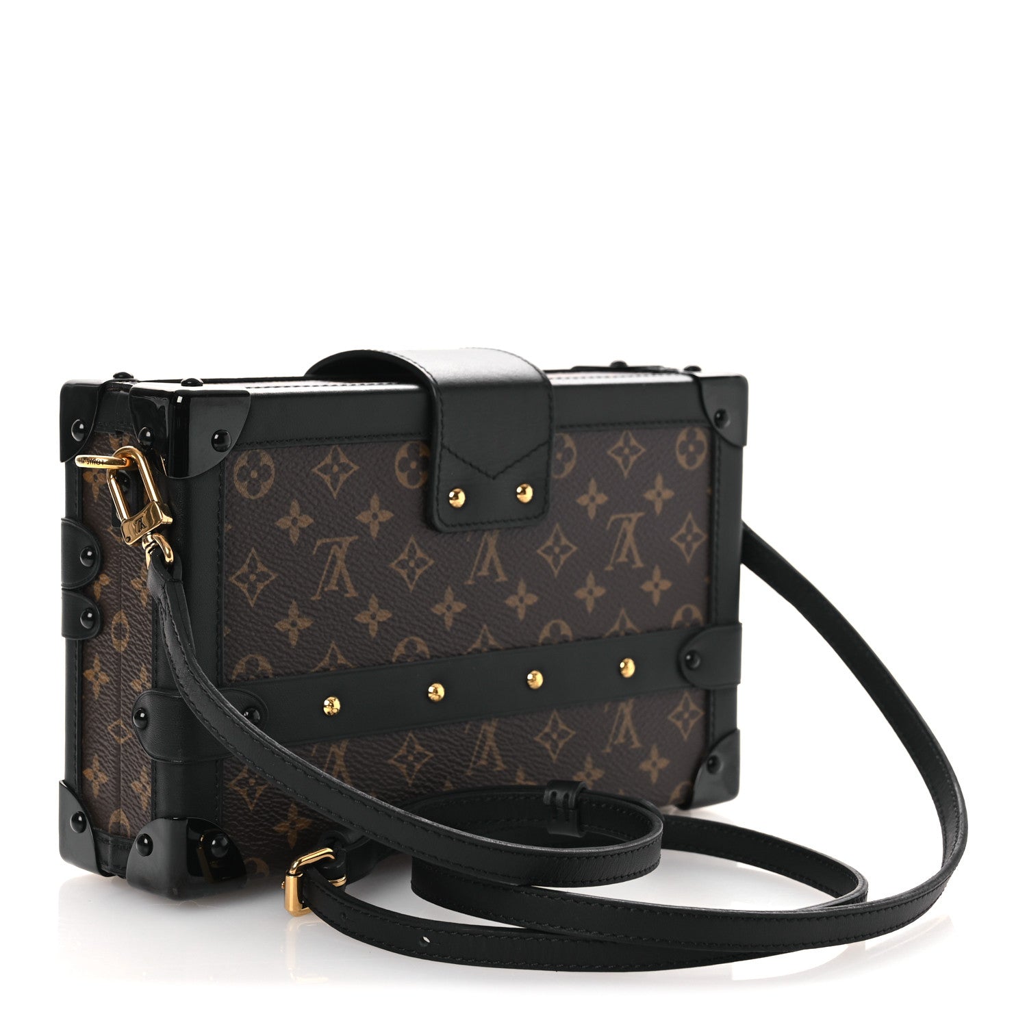 Louis Vuitton Monogram Petite Malle Black 3 of 10