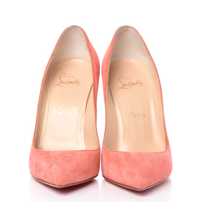 Christian Louboutin Suede Pigalle Follies 100 Pumps 38 Charlotte 2 of 8