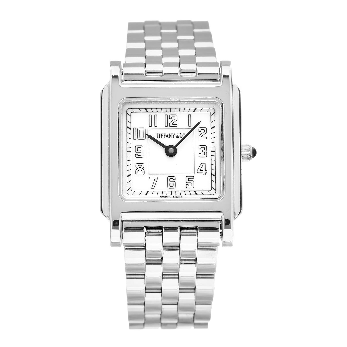 Stainless Steel 24mm Classic Square Quartz Watch