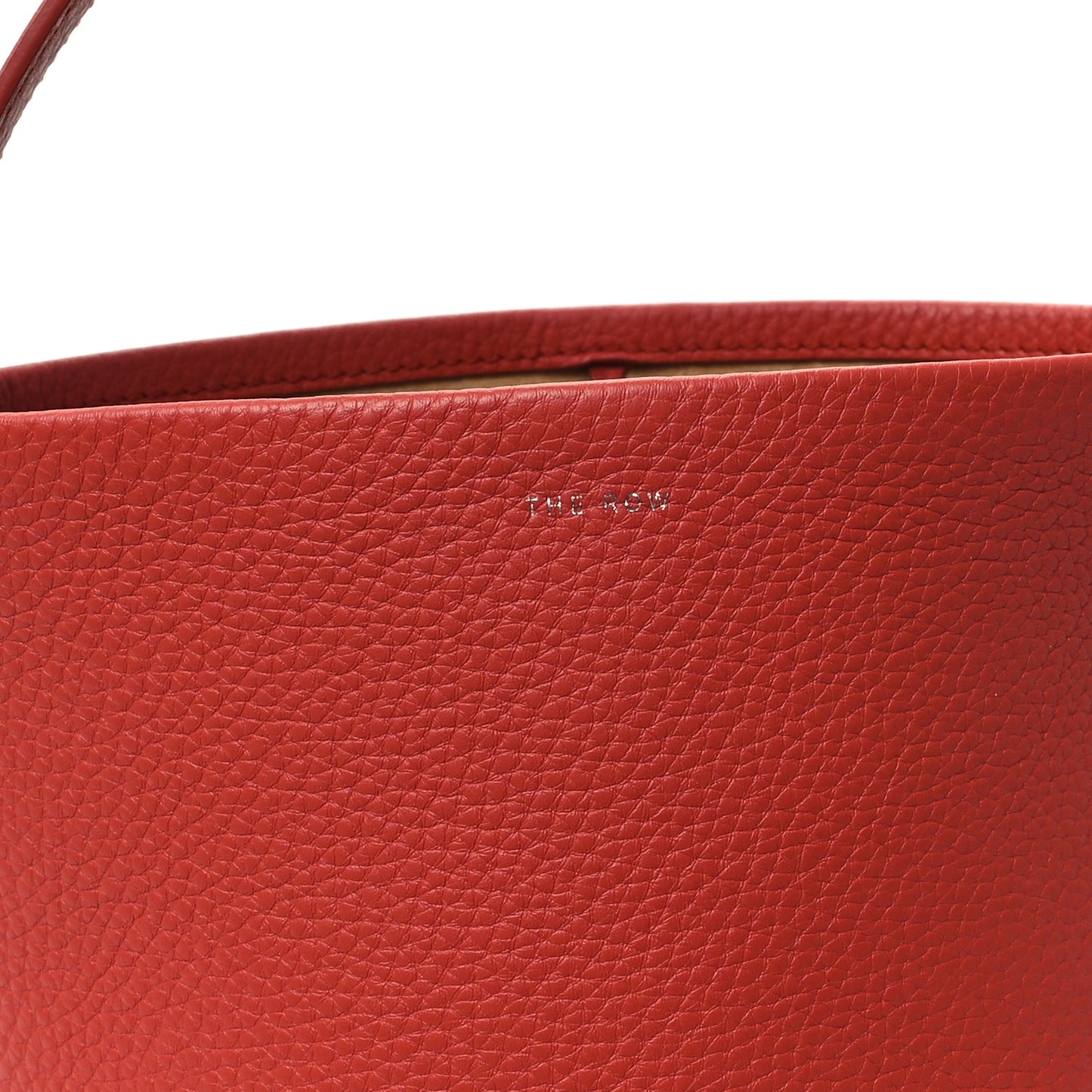 Grained Calfskin Small N/S Park Tote Rust