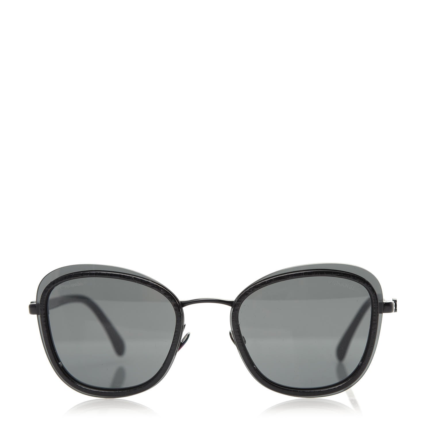 Chanel Pantos Sunglasses 4264 Black Grey 2 of 7