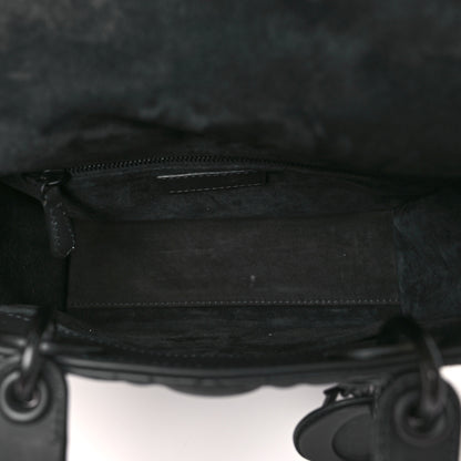 Christian Dior Ultra Matte Calfskin Cannage Small My ABCDior Lady Dior Black 5 of 9