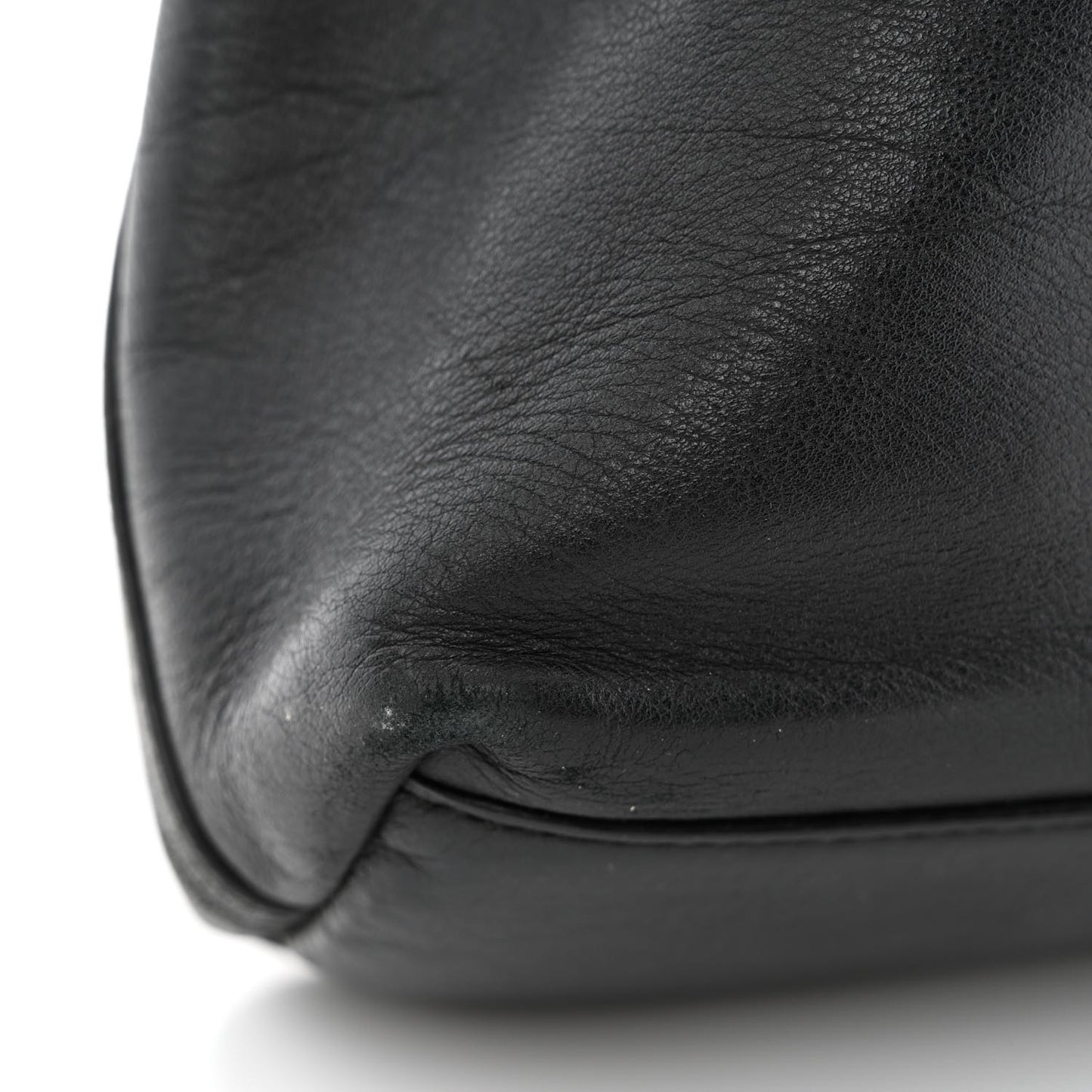 Calfskin Front Pocket Tote Black