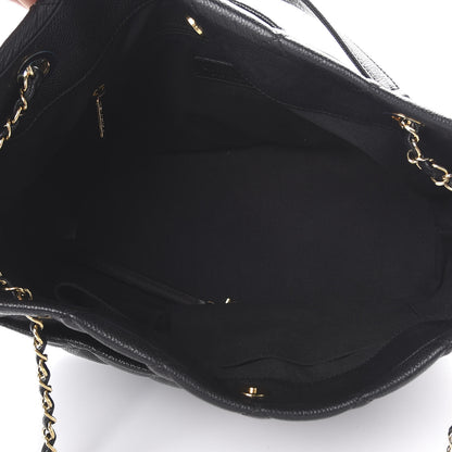 Chanel Caviar Quilted Timeless CC Soft Tote Black 4 of 10