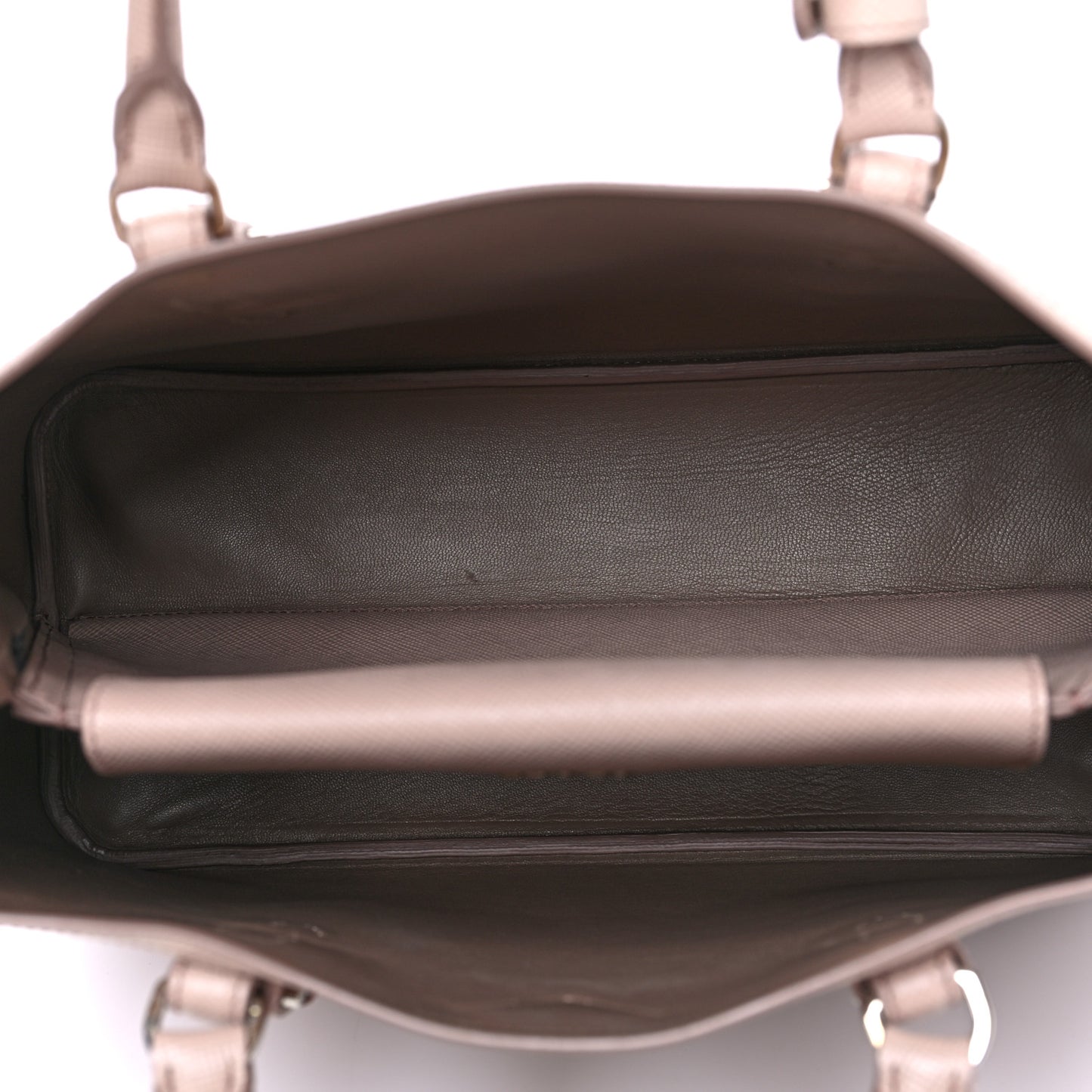 Saffiano Cuir Medium Double Handle Tote Cammeo