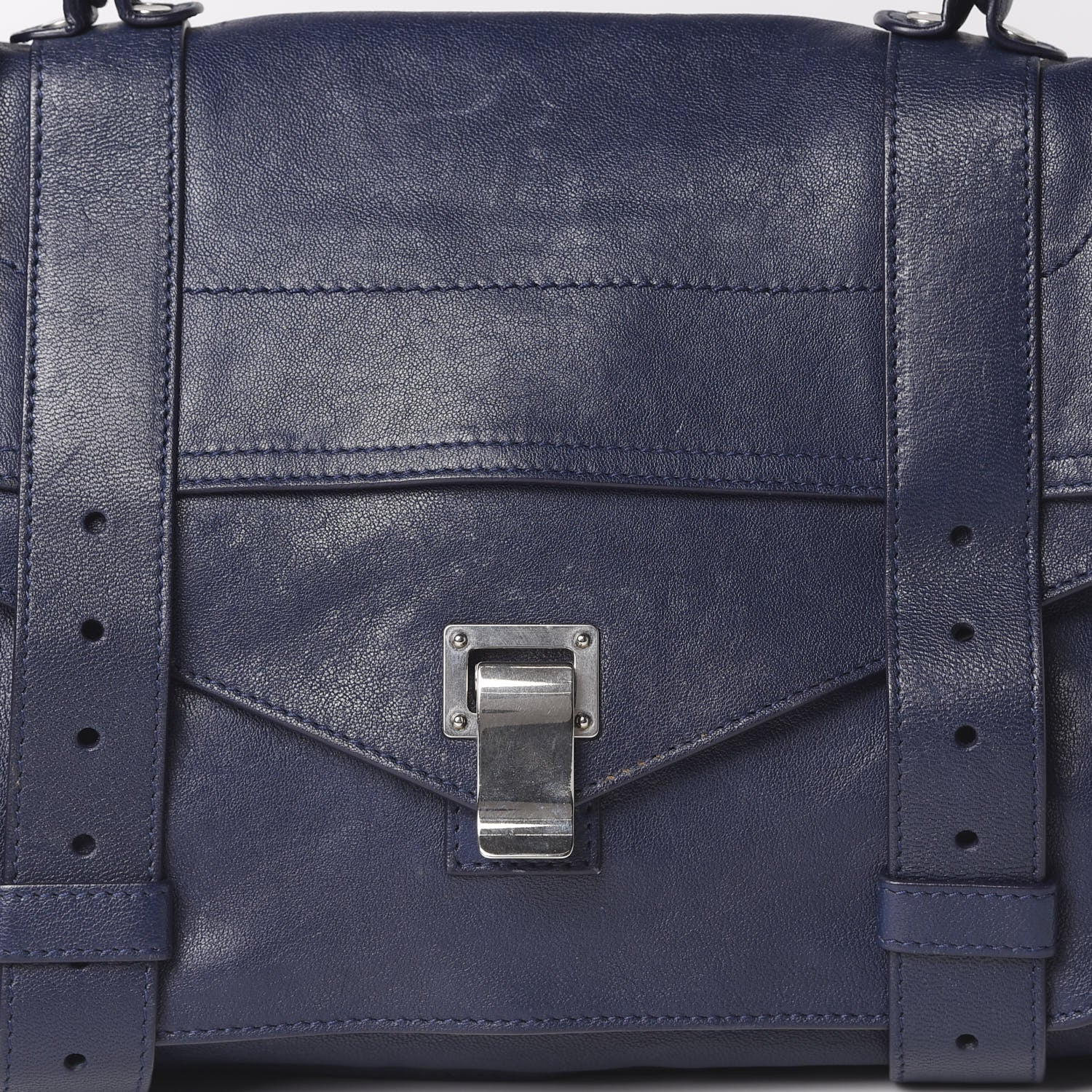 Proenza Schouler Lambskin Medium PS1 Satchel Midnight 8 of 14