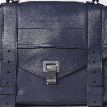 Proenza Schouler Lambskin Medium PS1 Satchel Midnight 8 of 14