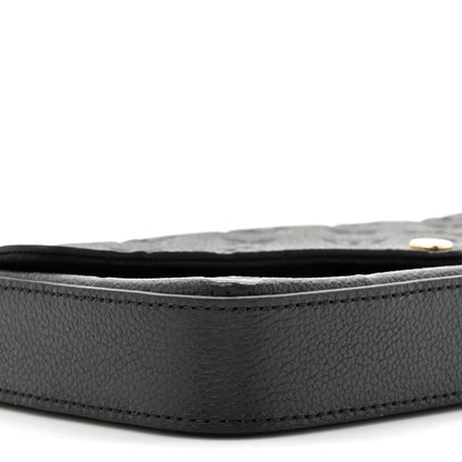 Louis Vuitton Empreinte Pochette Felicie Chain Wallet Black 12 of 13