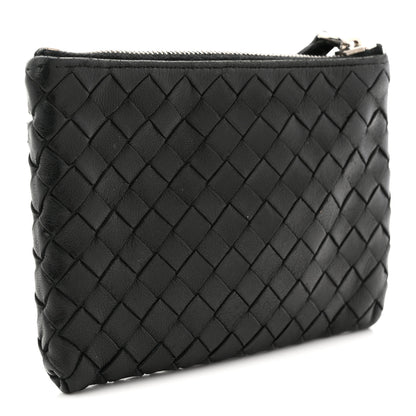 Bottega Veneta Nappa Intrecciato Key Holder Black 3 of 8