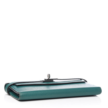 Hermes Epsom Kelly Longue Wallet Malachite 4 of 10