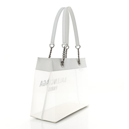 Balenciaga Mesh Medium Duty Free Tote White 4 of 12