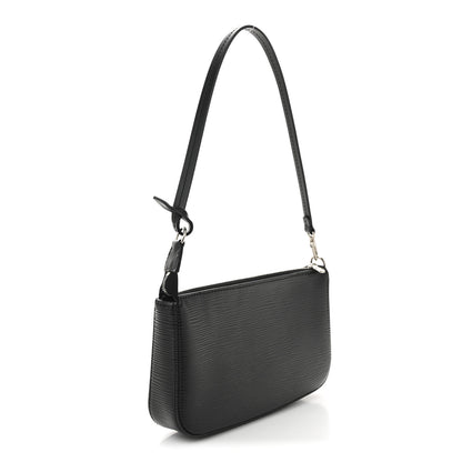 Louis Vuitton Epi Pochette Accessories NM Black 3 of 10