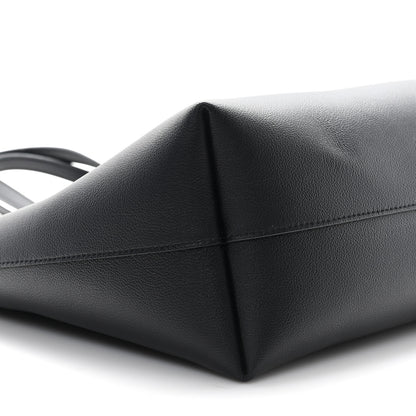 Versace Calfskin Virtus Tote Black 9 of 10