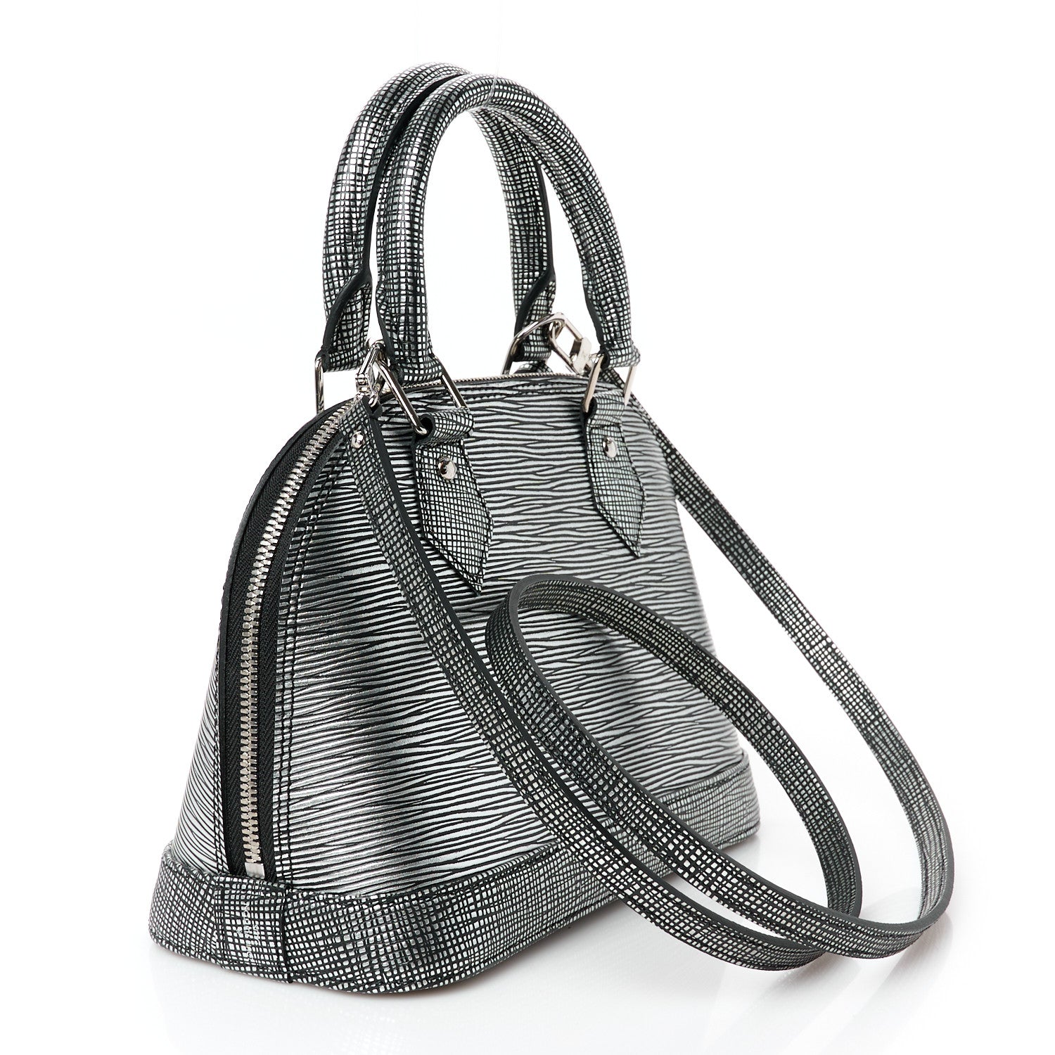 Louis Vuitton Epi Alma BB Platine 3 of 11