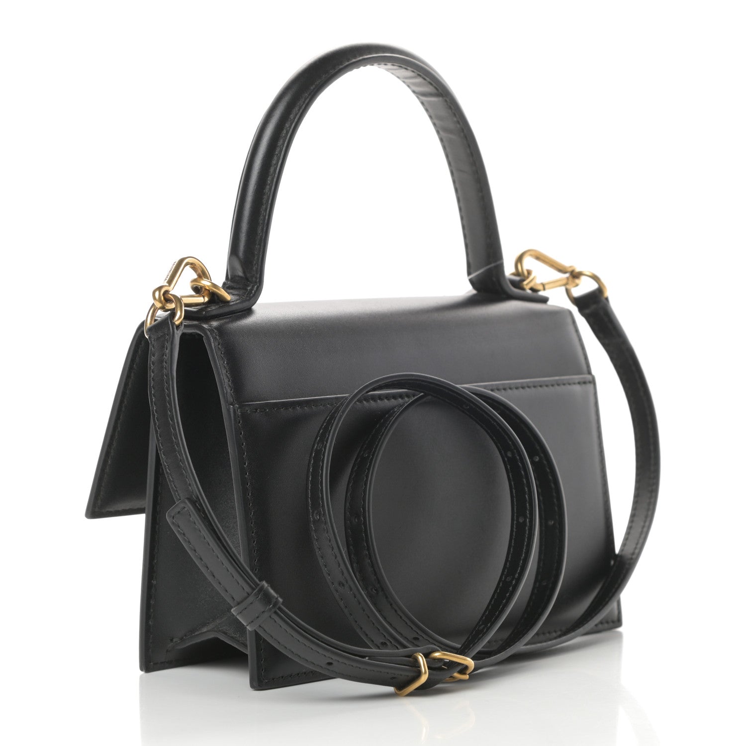 Balenciaga Box Calfskin XS Sharp Top Handle Bag Black 3 of 15