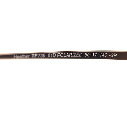 Tom Ford Acetate Polarized Heather Sunglasses TF739 Black 7 of 10
