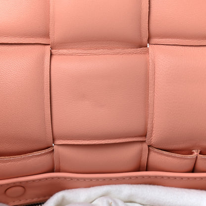 Bottega Veneta Nappa Maxi Intreccio Padded Cassette Crossbody Bag Peachy 7 of 9