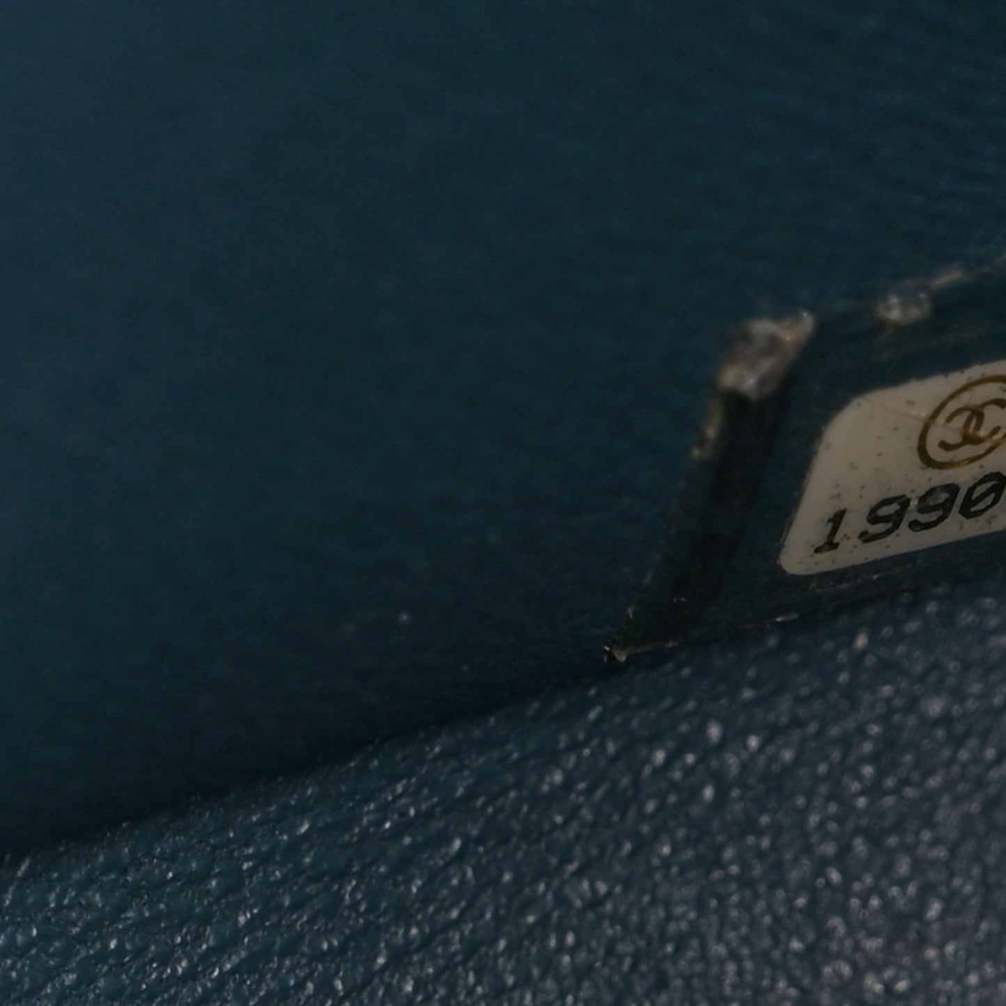 Caviar Quilted Jumbo Double Flap Blue