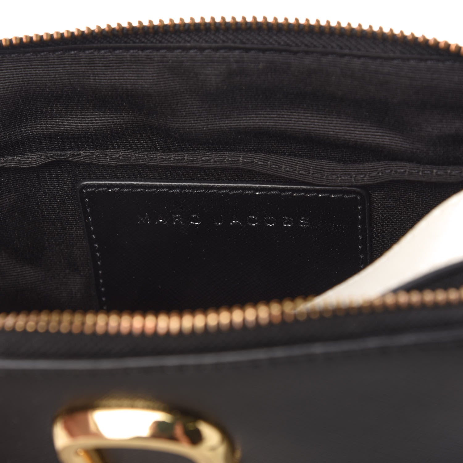 Marc Jacobs Saffiano Snapshot Camera Bag Black Grey 9 of 10