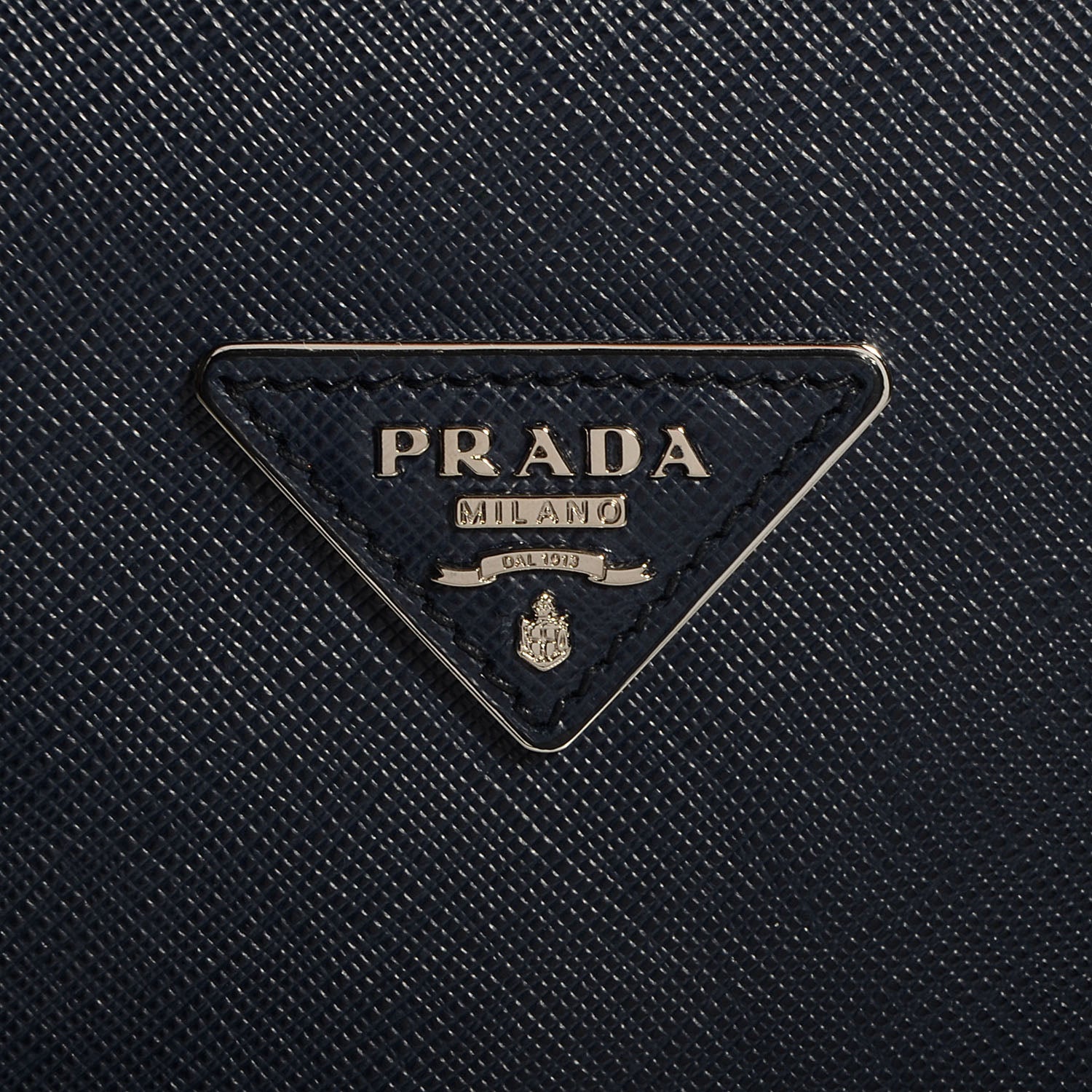 Prada Saffiano Lux Double Handle Shopping Tote Baltico 10 of 10