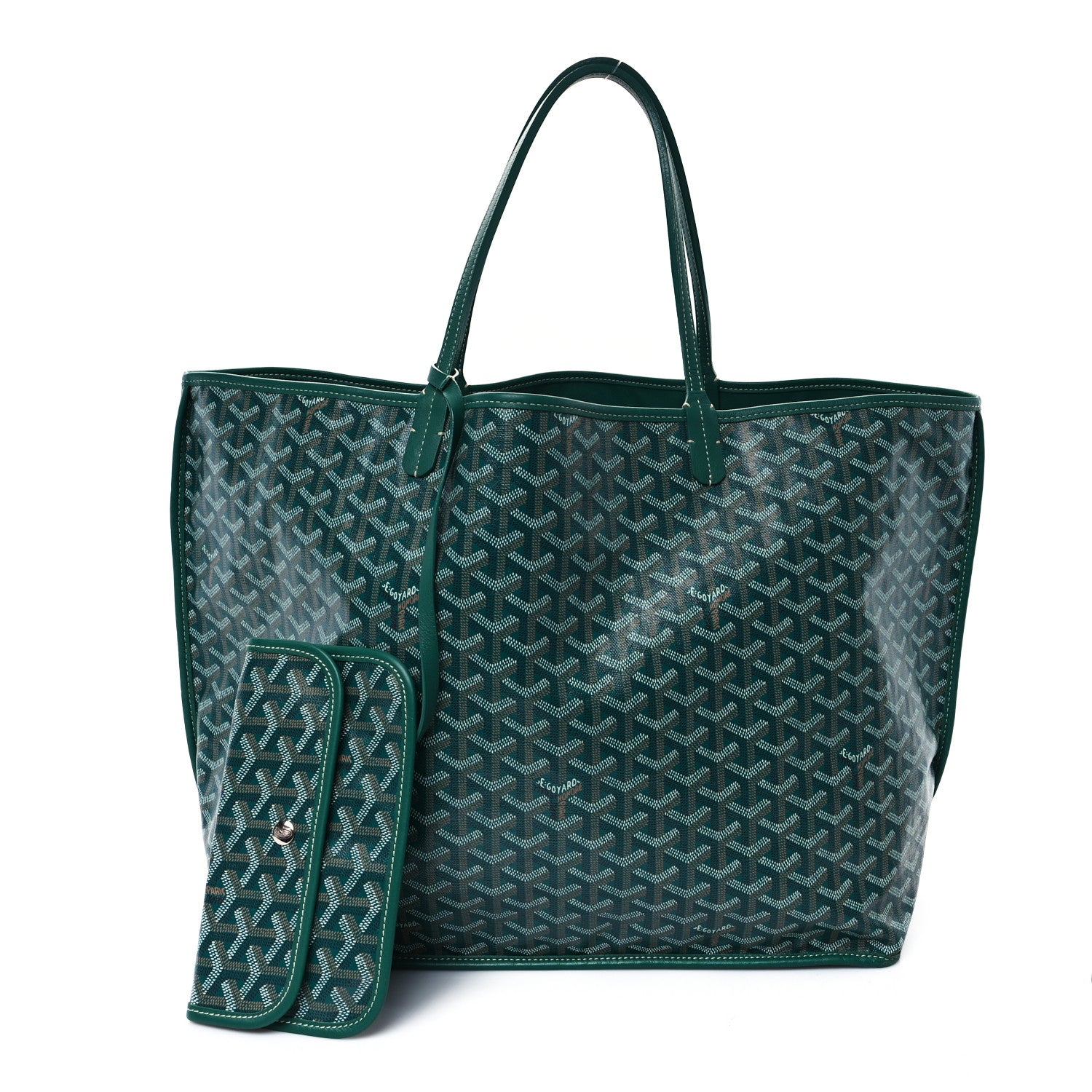 Goyard Goyardine Reversible Anjou GM Green 4 of 19