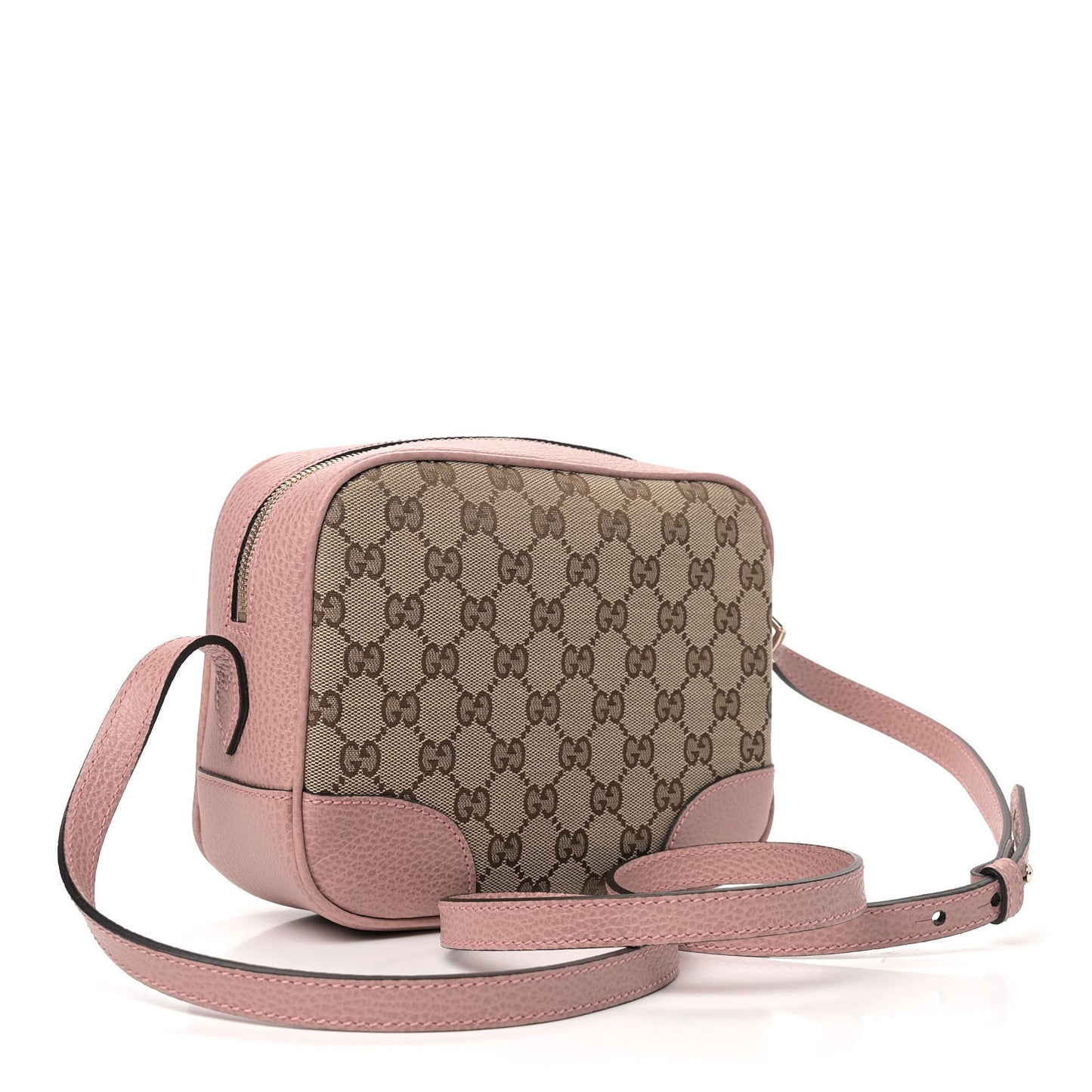 Monogram Mini Bree Messenger Bag Beige Soft Pink
