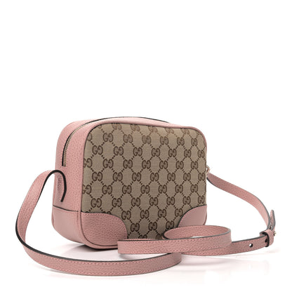 Gucci Monogram Mini Bree Messenger Bag Beige Soft Pink 3 of 9
