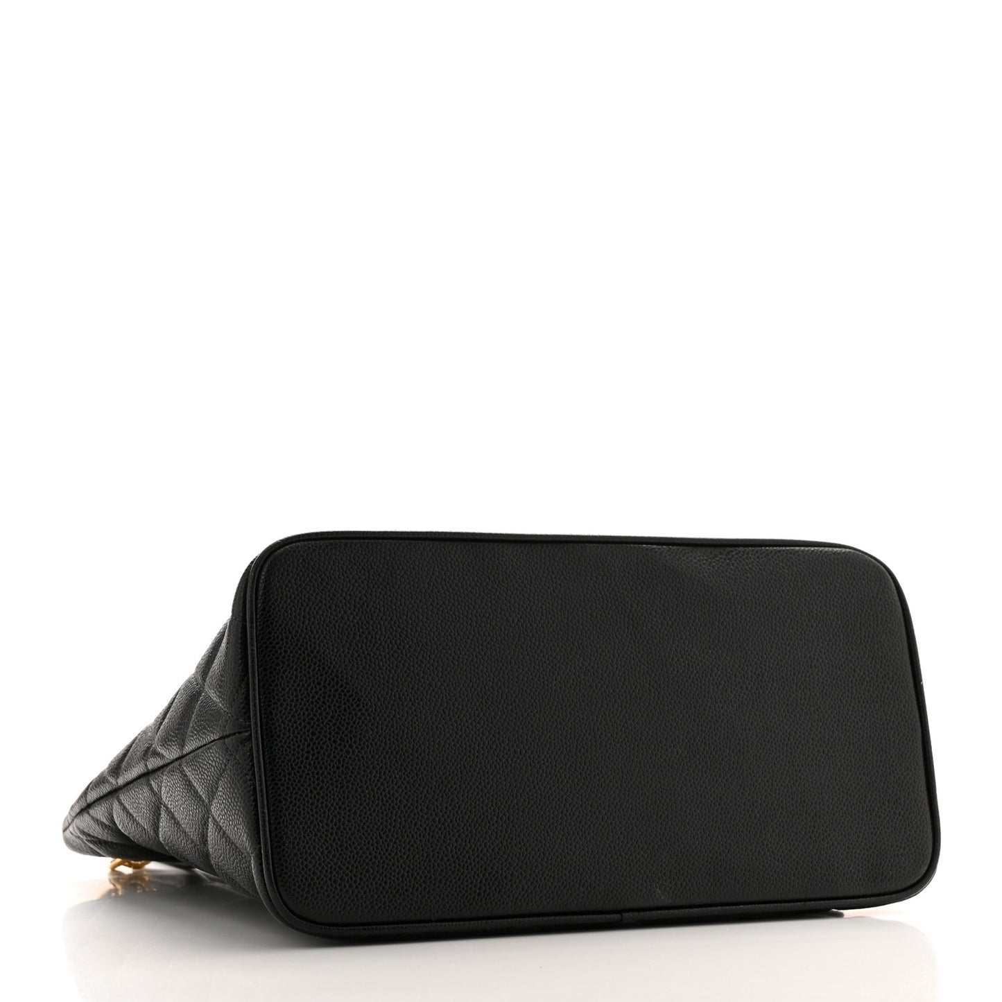 Caviar Quilted Medallion Tote Black