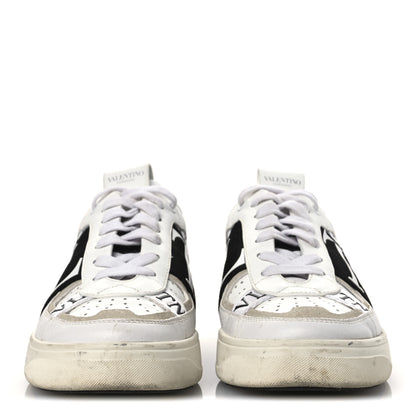 Valentino Garavani Calfskin Womens VL7N Sneakers 37 Black White 4 of 15
