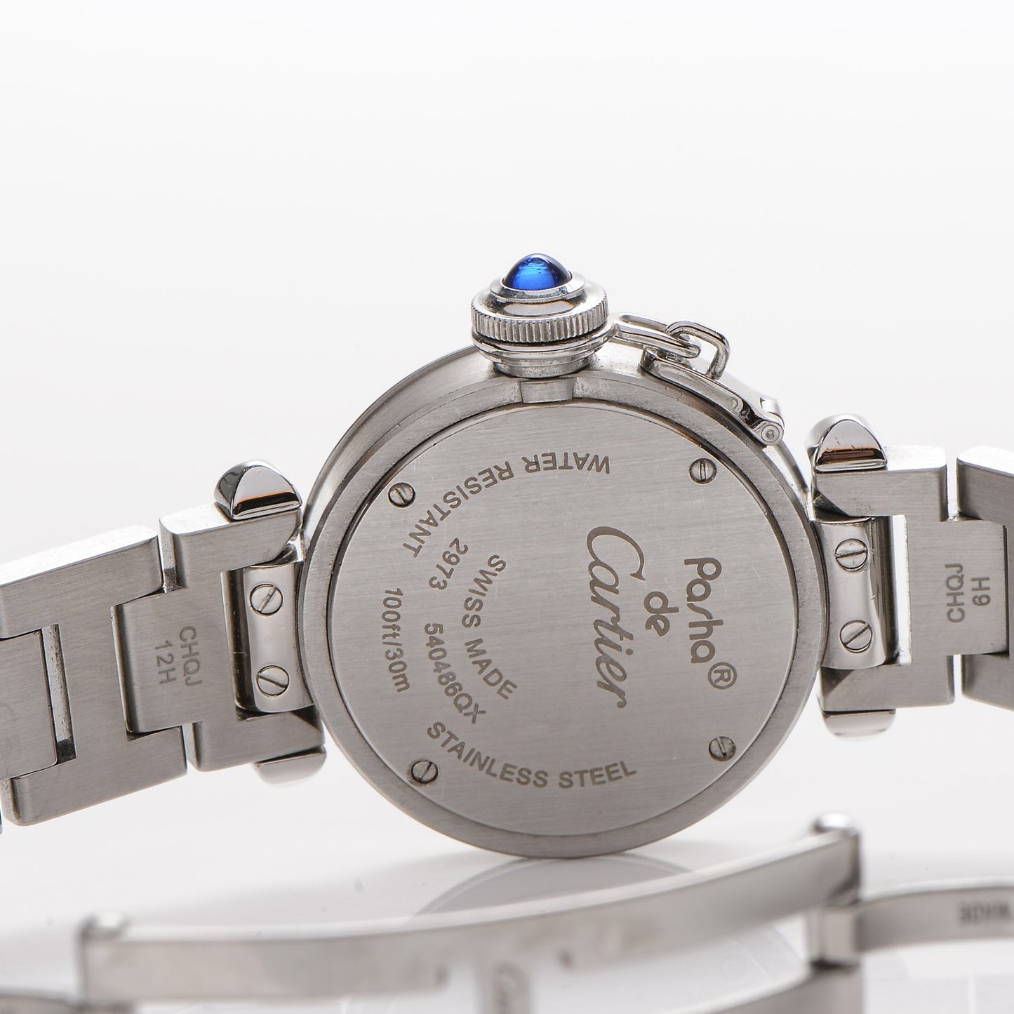 Stainless Steel 27mm Miss Pasha Quartz Watch Blue