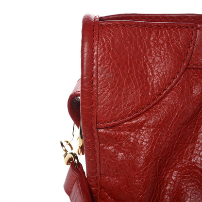 Balenciaga Agneau Giant 12 Gold Hardware City Rouge Lipstick 8 of 8