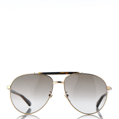 Gucci Aviator Sunglasses GG0014S Tortoise 2 of 7
