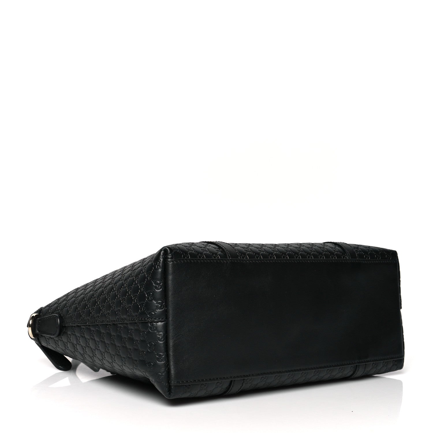 Gucci Soft Microguccissima Small Zippered Satchel Black 4 of 10