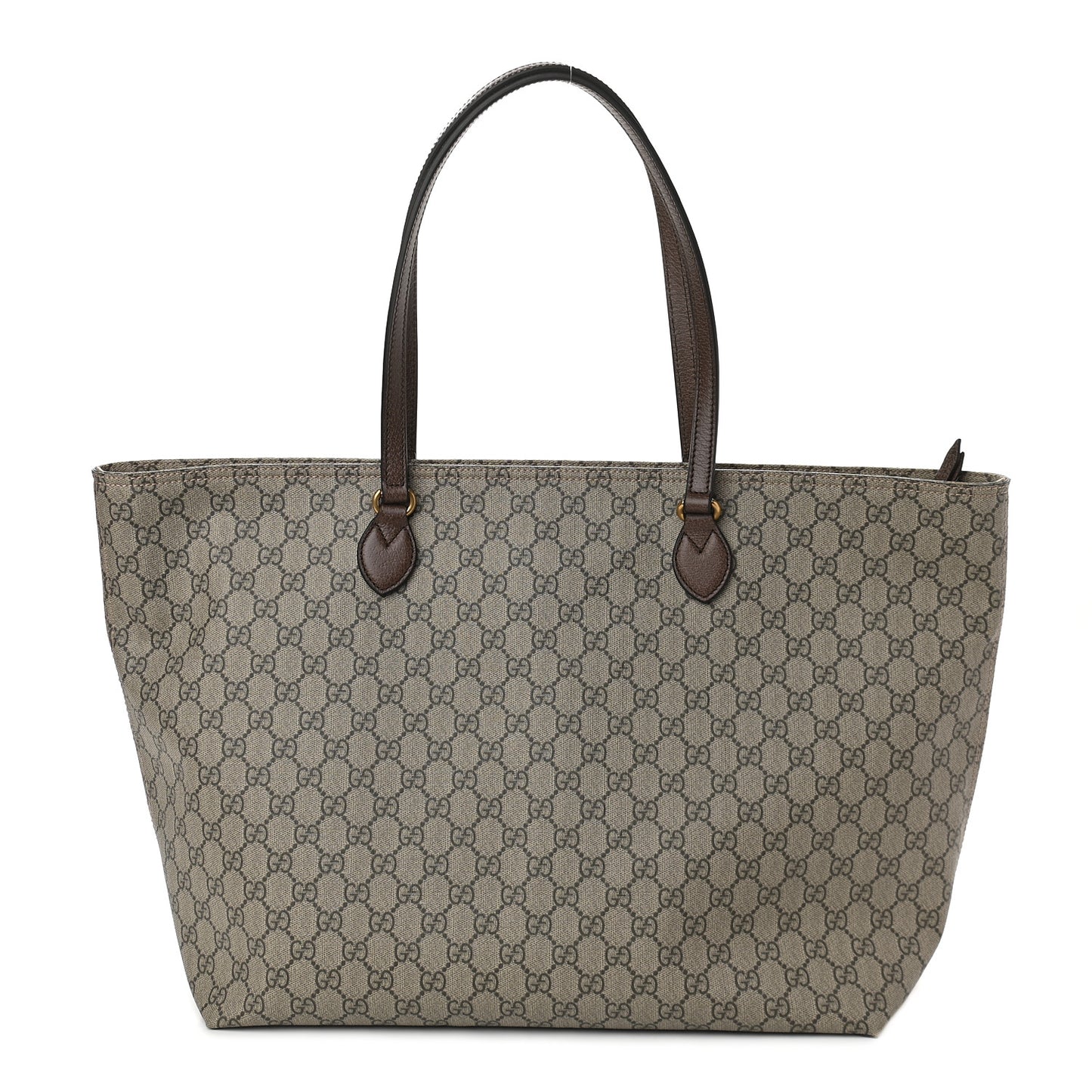 GG Supreme Monogram Medium Ophidia Shopping Tote Ebony