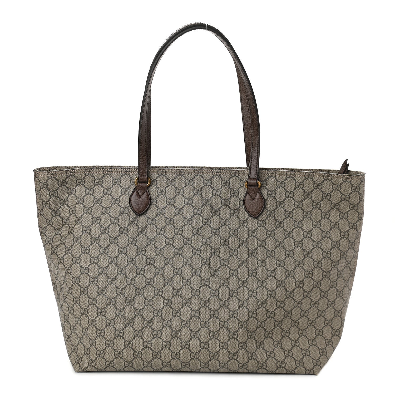 Gucci GG Supreme Monogram Medium Ophidia Shopping Tote Ebony 1 of 9