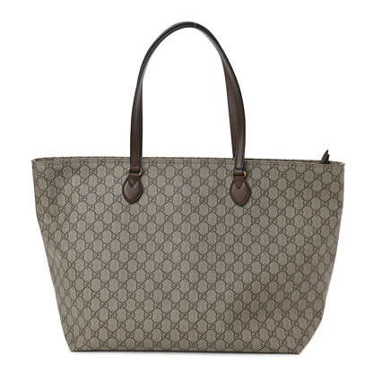 Gucci GG Supreme Monogram Medium Ophidia Shopping Tote Ebony 1 of 9