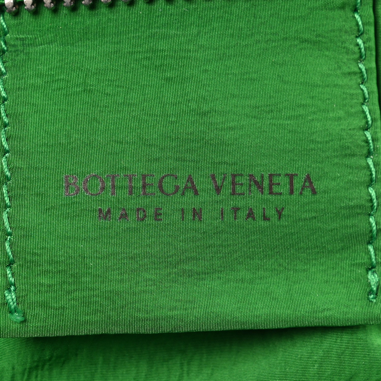 Bottega Veneta Econyl Jacquard Nylon Woven Pattern Garment Bag Green 5 of 10