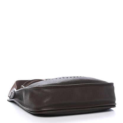 Hermes Taurillon Clemence Evelyne III PM Chocolate 3 of 8