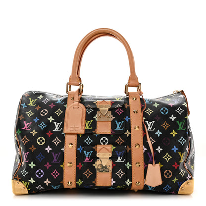 Louis Vuitton Monogram Multicolor Keepall 45 Black 1 of 25