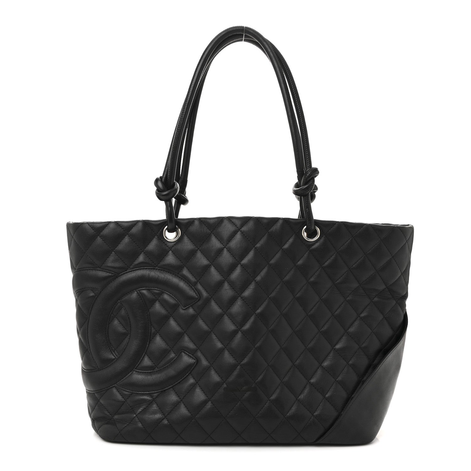 Chanel Calfskin Quilted Large Cambon Tote Black 1 of 14
