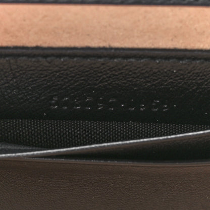 Gucci Textured Calfskin Web Mini Rajah Slim Flap Shoulder Bag Black 7 of 12