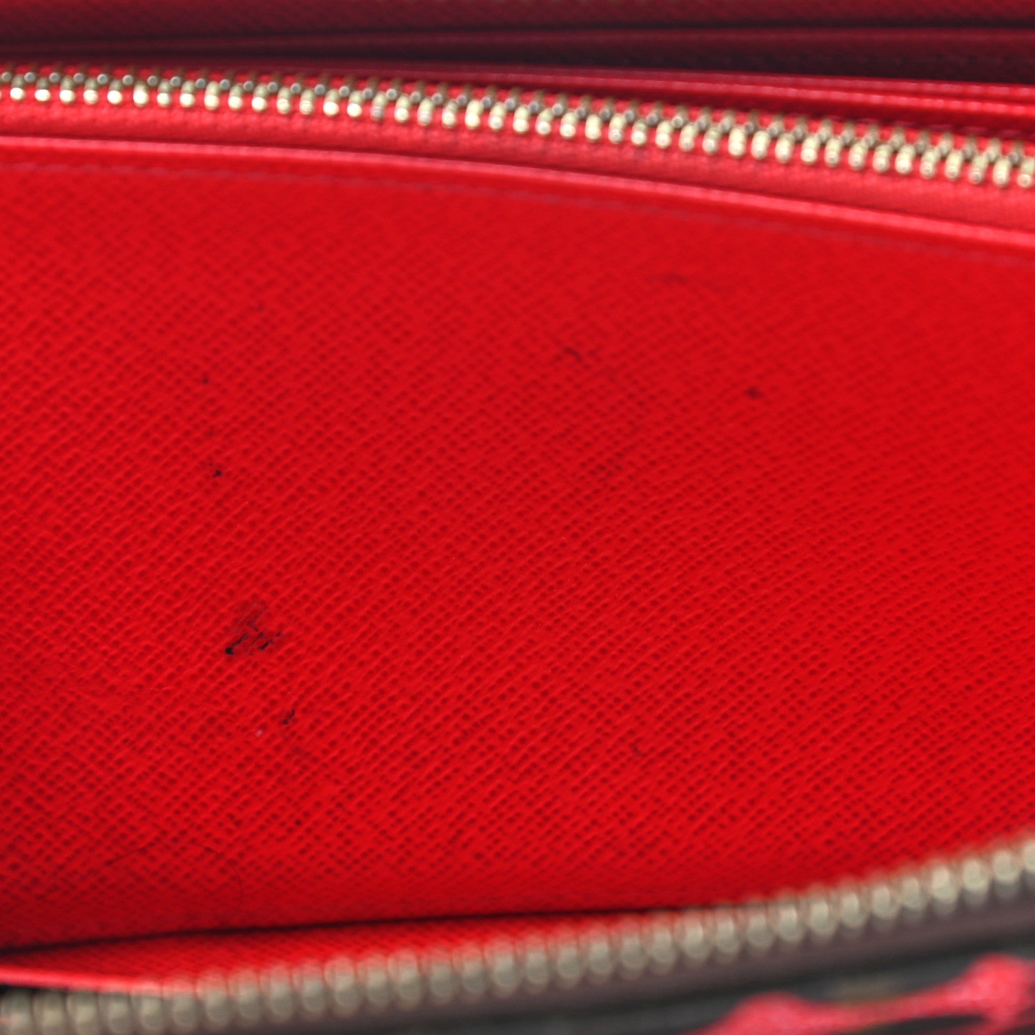 Louis Vuitton Monogram Kusama Pumpkin Dots Zippy Wallet Red 10 of 12