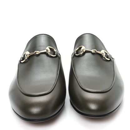 Gucci Calfskin Womens Princetown Slippers 37.5 Luscious Green 3 of 10