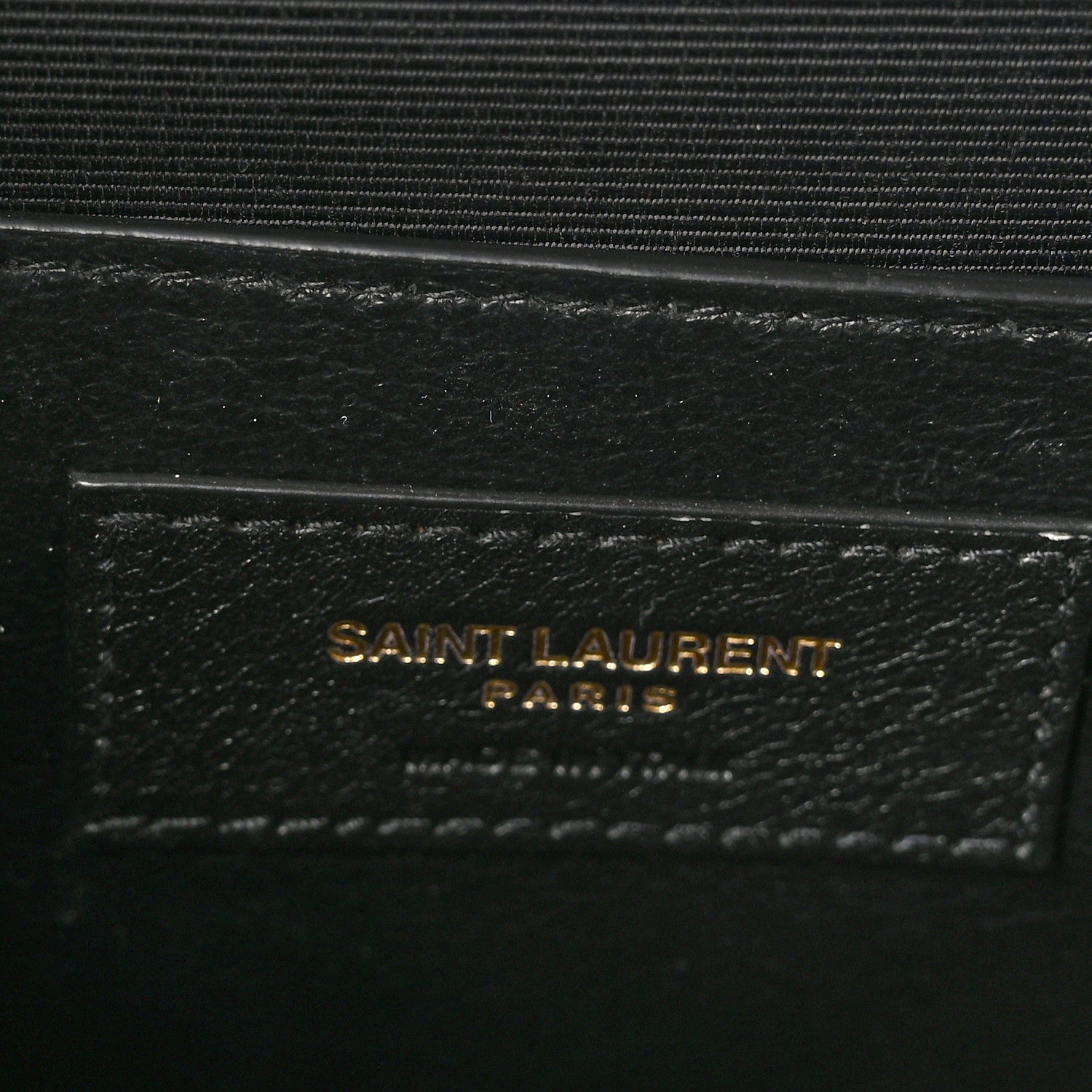 Saint Laurent Grain De Poudre Textured Mixed Matelasse Triquilt Small Monogram Satchel Dark Beige 6 of 9