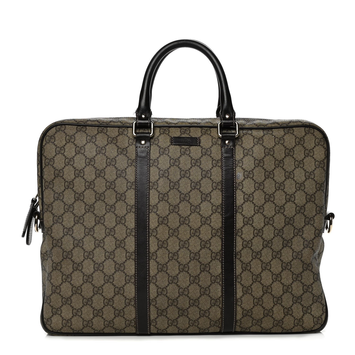 Gucci GG Plus Monogram Briefcase Dark Brown 1 of 19