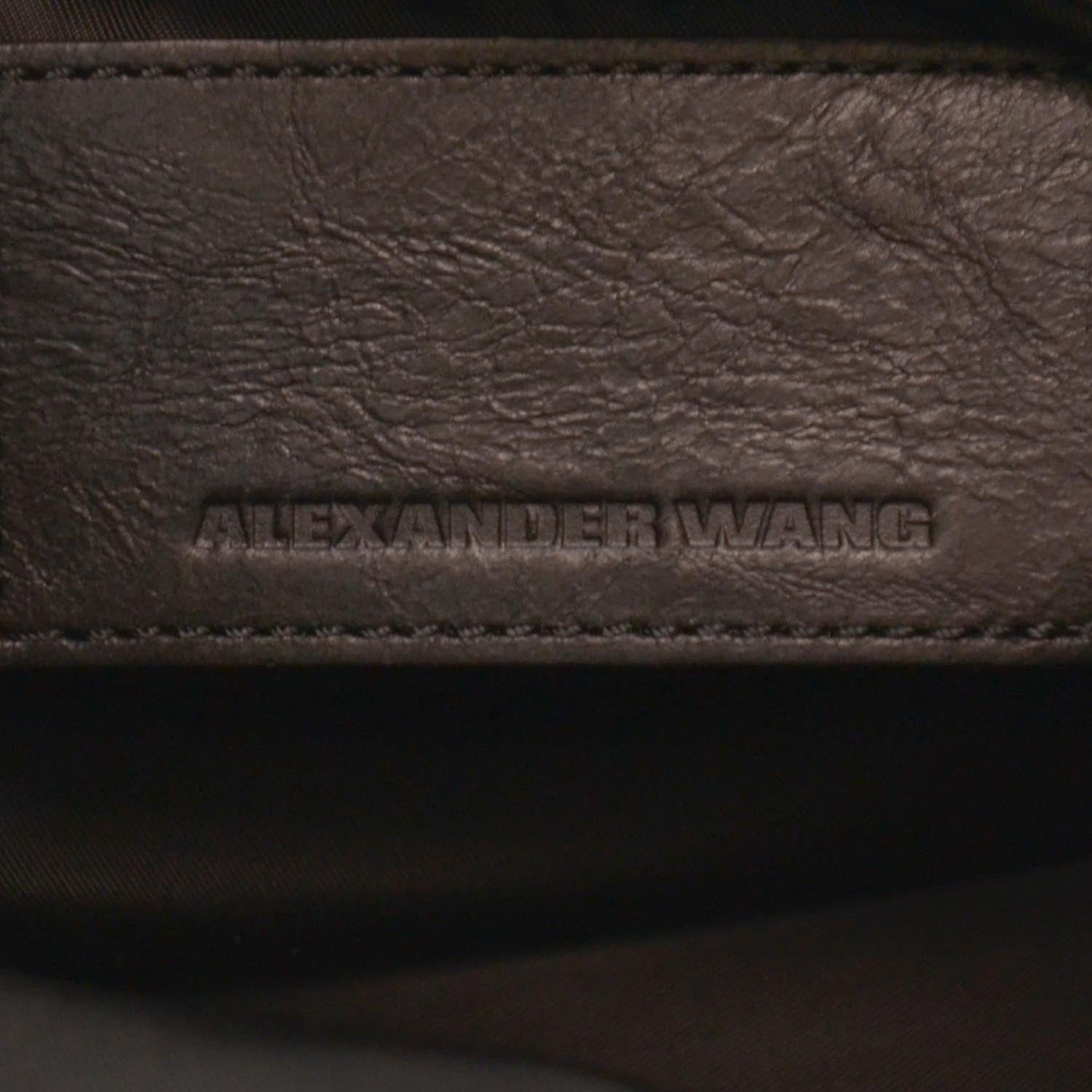 Alexander Wang Leather Iris Messenger Bag Black 5 of 6