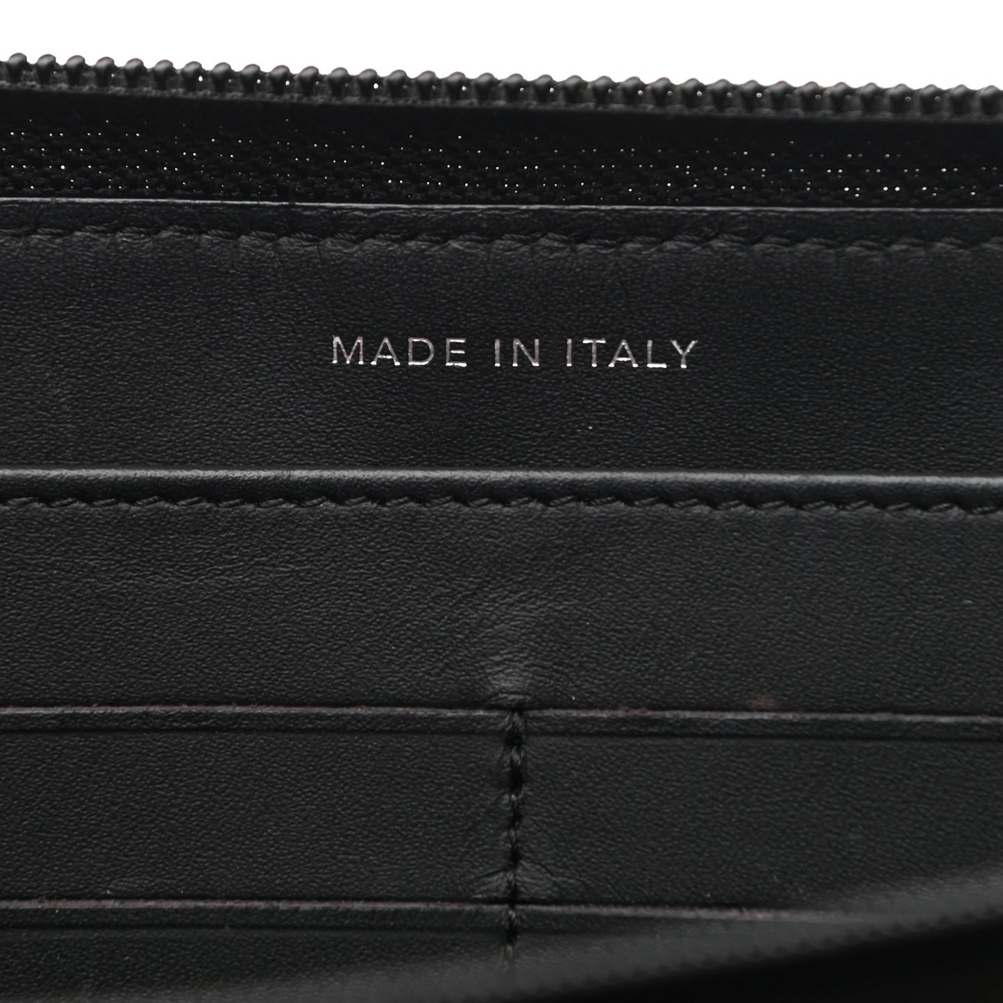 Caviar Large Timeless CC Zip Around Wallet Black