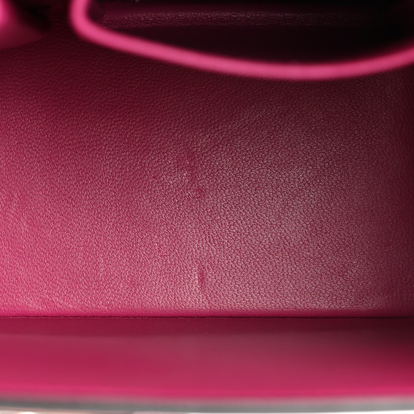 Madame Calfskin Cinhetic Boxy Top Handle Bag Rose Pourpre