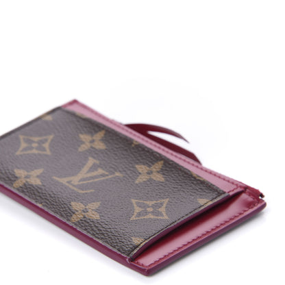 Louis Vuitton Monogram Zipped Card Holder Fuchsia 7 of 10