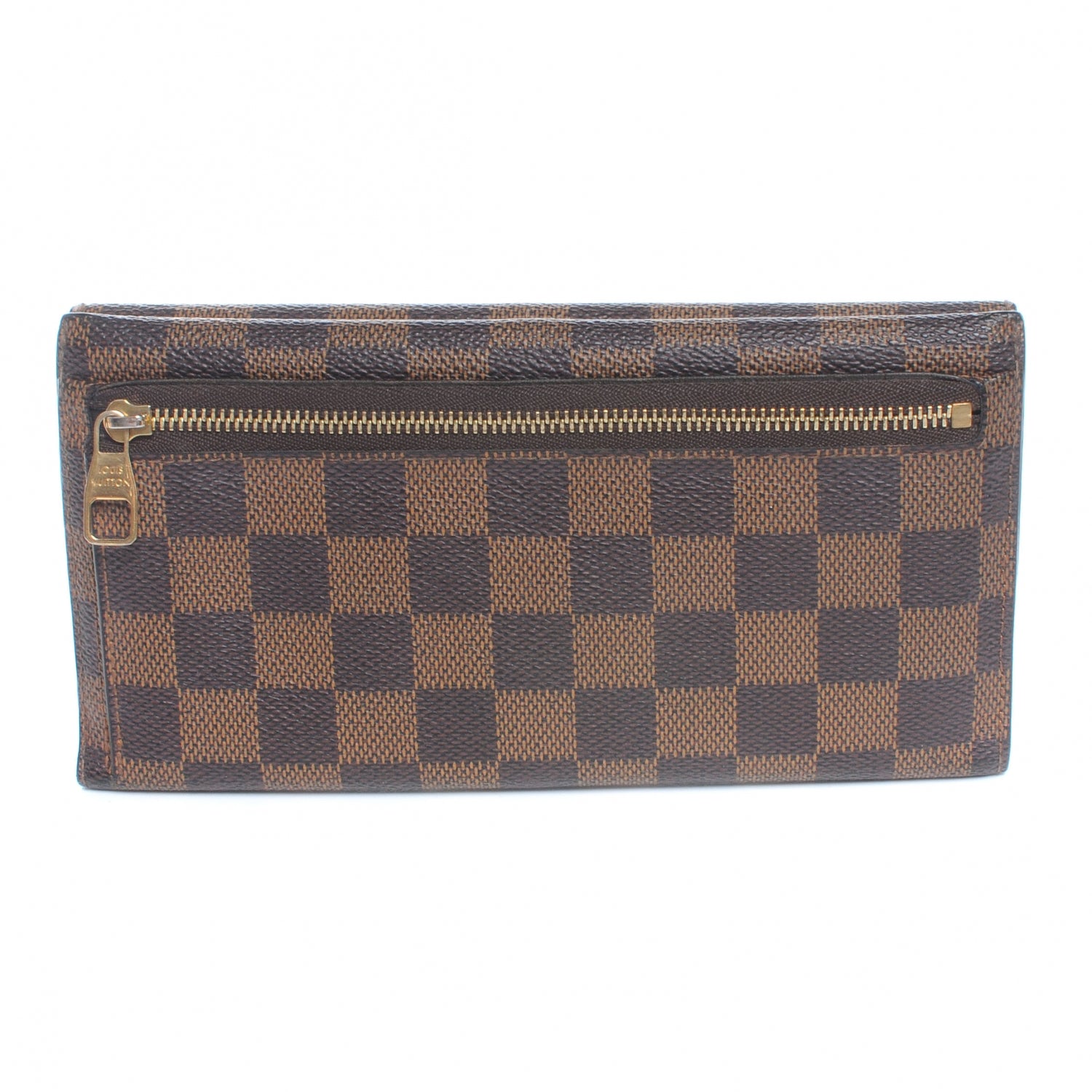 Louis Vuitton Damier Ebene Long Origami Wallet 3 of 6